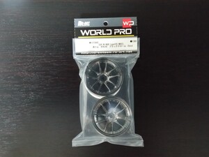 WW-0706BC WORLDPRO SSR REINER type10S WHEEL オフセット6（浅リム）ブラッククローム (2pcs) RC-ART ラジコン ホイール