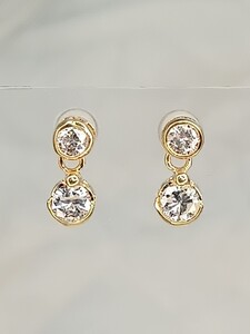 k18yg★天然ダイヤ0.50ct☆ピアス☆12