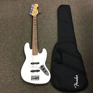 61 中古品 Fender フェンダー MEXICO PLAYER JASS BASS V エレキベース ソフトケース付(180)