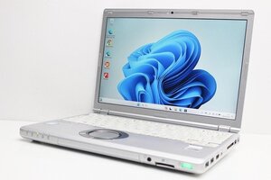 1円スタート ノートパソコン Windows11 WPS office搭載 Panasonic レッツノート CF-SZ6 第7世代 Core i5 SSD256GB メモリ8GB カメラ