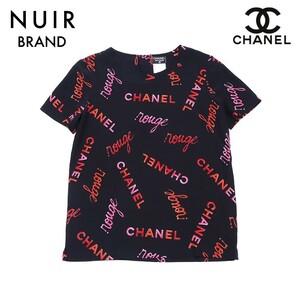 シャネル CHANEL 半袖シャツ ロゴ ブラック