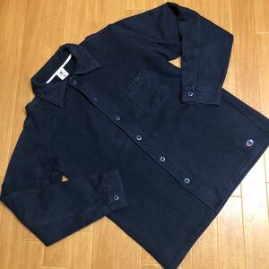 【USED】champion チャンピオン スウェットシャツ ネイビー メンズ サイズM相当