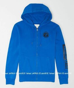 〓ラスト!! SALE!! アメリカンイーグル/US XXXL/AE Graphic Sweat フルジップ/Blue