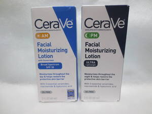 新品 セラヴィ フェイシャルモイスチャライジングローション CeraVe Facial Moisturizing Lotion AM&PM 60ml 2個 AMPM セット