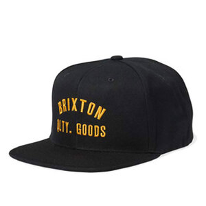 正規品!! BRIXTON(ブリクストン) WOODBURN NETPLUS SNAPBACK ブラック//