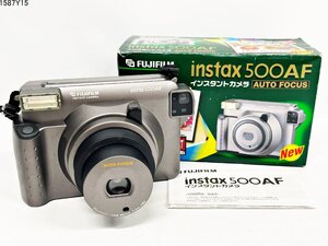 シャッターOK FUJIFILM 富士フィルム instax 500AF インスタックス インスタントカメラ 説明書 箱付 1587Y15-10