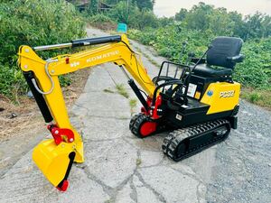 *ミニ油圧ショベル ***KOMATSU コマツ PC03-1** 京下取り可能***920時間***中古ミニユンボ***(埼玉 県)*