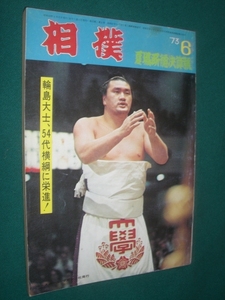 ■■ 同梱可能 ■■　相撲　１９７３年　昭和４８年 　６月号　 夏場所総決算号　■■ ベースボール・マガジン社 ■■ 