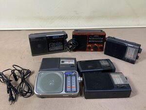 ◆HT138 ラジオ 7点まとめ　ソニー ICF-29、ICF-800、ICF-EX5 / aiwa FR-C3 / パナソニック RF-2400A など　動作未確認　約6.5kg◆T