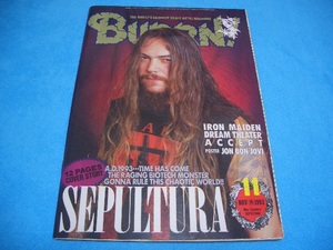 ★BURRN!★SEPULTURA【1993年11月】IRON MAIDEN / DREAM THEATER / ACCEPT / QUIET RIOT / LILIAN AXE / SCORPIONS / SAVATAGE / 80