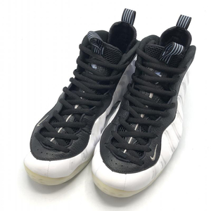 【中古】NIKE Air Foamposite One White and Black スニーカー 29cm DV0815-100 ホワイト ブラック ナイキ[240010448581]