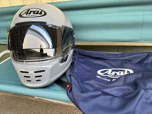 アライ Arai ラパイドネオ サイズ58-60cm モダングレー ノンバイザーシールド付　美品