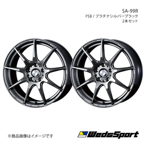 WedsSport/SA-99R インプレッサWRX STI GDB アルミホイール2本セット【17×7.5J 5-100 INSET48 PSB】0073892×2