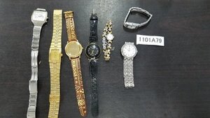 1101A79　腕時計　ジャンク品　おまとめ7点　SEIKO セイコー　 GUESS　など ※動作未確認