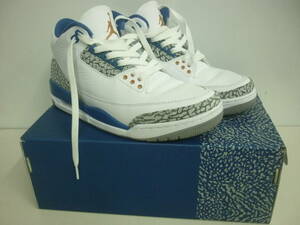 ナイキ NIKE AIR JORDAN 3 RETRO TRUE BLUE AND COPPER CT8532-148 サイズ:27cm エアジョーダン3スニーカー