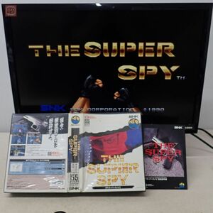 1円〜 動作品 NG ネオジオROM ザ・スーパースパイ THE SUPER SPY エス・エヌ・ケイ SNK 箱説付【10