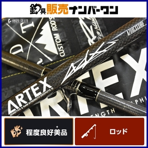 【程度良好美品】DRT アーテックス アディクション A708CXXXHRF ARTEX ADX ADDICTION 2ピース ベイト バスロッド ビッグベイト 等に