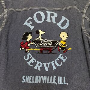 ブートレガーズ　SNOOPY FORD ワークジャケット