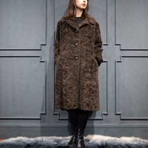 EU VINTAGE the Woodward shops DESIGN POODLE COAT/ヨーロッパ古着デザインプードルコート