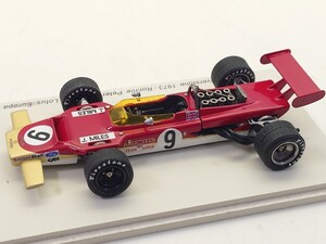 MODEL PLUS 完成品 1/43 Lotus ゴールドリーフ ロータス 63 フォード J.マイルズ イギリスGP 1969 #9 メタルキット 