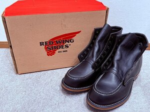 【YST0914.5-714】1円～ RED WING レッドウィング BECKMAN MOC ベックマン モック 9015 26.5㎝ ブーツ 黒 ブラック 靴 ブーツ メンズ