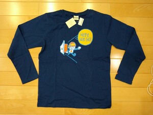 ★★★60%OFF★新品★9350円購入★ランドリー Laundry BOY君 長袖Tシャツ メッセージTシャツ Here we go LAUNDRY Lサイズ ロンＴ★★★