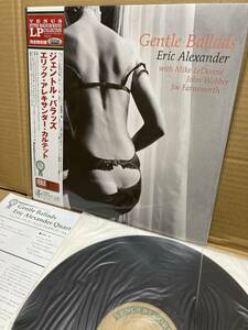 1ST PRESS！美盤LP帯付！エリック・アレキサンダー Eric Alexander Gentle Ballads ジェントル・バラッズ Venus TKJV-19146 アナログ盤 OBI