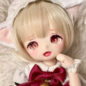 【831mm】1/6 imomodoll HackB カスタムヘッド単品 セミホワイト肌