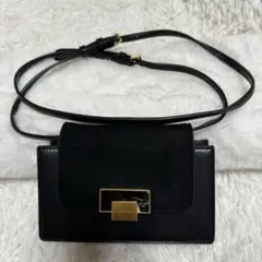 CHARLES ＆ KEITH  ショルダーバッグ ブラック 小さめ カード入有