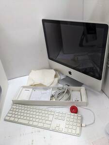 送料無料h57338 Apple アップル社　MODEL A1224 iMac デスクトップ モニター デスクトップパソコン キーボード