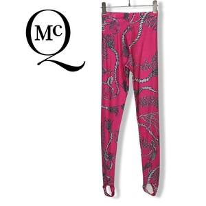 ★Mcq Alexander McQueen アレキサンダー マックイーン★ロープ 総柄 レギンス トレンカ パンツ ピンク 管:C:02