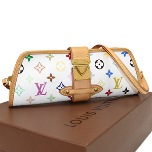 ルイヴィトン シャーリー ショルダー ハンドバッグ クラッチバッグ M40049 マルチカラー ブロン LOUIS VUITTON