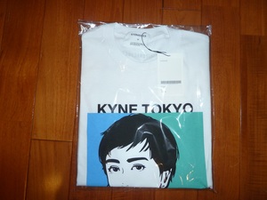 新品　送料無料　KYNE x KIYONAGA コラボTシャツ XLサイズ ホワイト 新品未使用　キネ