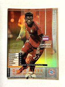 WCCF 2015-2016 EUS ダビド・アラバ Panini 15-16 バイエルンミュンヘン