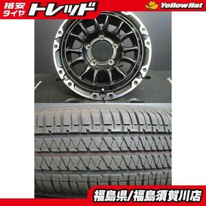 VENES SUV ヴェネス M7BR 6J-15 0 139.7 SGBK/RPOL BS デューラー H/T684II 195/80R15 ジムニーシエラ JB74W 須賀川店頭取付OK