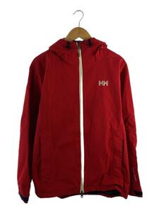 HELLY HANSEN◆マウンテンパーカ/L/ナイロン/RED/無地/HE10500