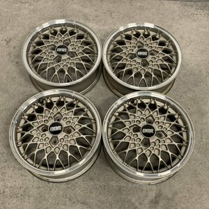 ISUZU JT いすゞ イスズ ジェミニ 旧車 純正BBS ホイール 4本セット 14x5J PCD100 4穴 OFF+46○現状品