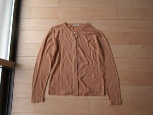 MADE IN ENGLAND PETER GEESON brown 未使用　カーディガン