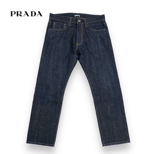 【IT1KU7CZ9QY4】美品 PRADA プラダ デニム ジーンズ パンツ 31