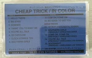 PROMO CHEAP TRICK IN COLOR カセットテープ