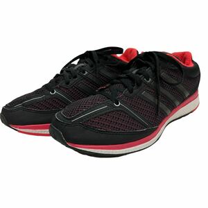 G092 adidas アディダス レディース ランニングシューズ スニーカー US6.5 23.5cm ブラック ピンク メッシュ