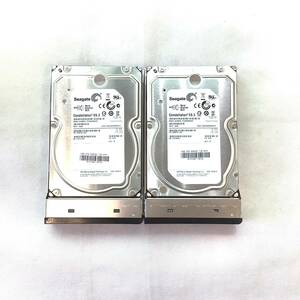 S6042560 Seagate 2TB SAS 7.2K 3.5インチ HDD 2点【中古動作品】.