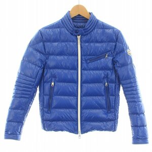 モンクレール MONCLER 20AW ベルアギボット BERRIAT GIUBBOTTO ダウンジャケット アウター ハイネック ロゴワッペン 0 XXS 青 メンズ