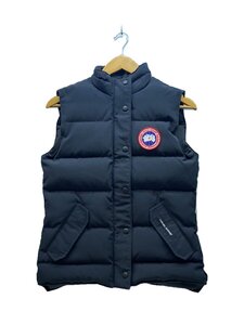 CANADA GOOSE◆FREESTYLE VEST/ダウンベスト/ロゴワッペン付き/S/ポリエステル/ブラック/2832L//