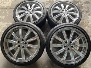 1000円スタート売り切り WEDSレオニス18インチ7J+47 5H100 GOODYEAR 215/40R18 30系/50系プリウス BRZ/86 インプレッサ 