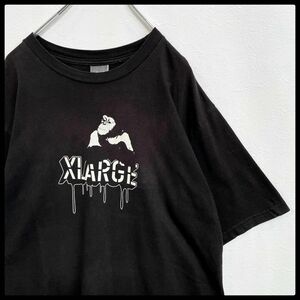 エクストララージ　激レア　USA製　リアルプリント　半袖Tシャツ　ブラック　Mサイズ　XLARGE X-LARGE