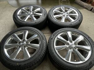 ★バリ山　245/45R18　VRX3＆美品トヨタ純正アルミホイール　4本セット専用ナット付きアルファード、ヴェルファイア