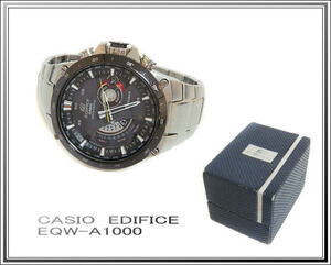 ☆CASIO/カシオ EDIFICE/エディフィス EQW-A1000 タフソーラー電波 メンズ腕時計 送料税込み！