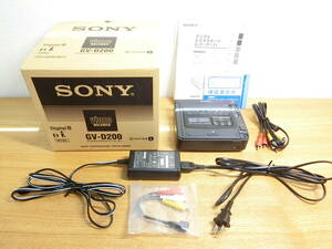 ソニー GV-D miniDV 8mmビデオプレーヤー本体 SONY/8ミリポータブル小型ビデオデッキ