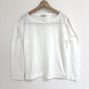 イヴ サンローラン yves saint laurent Tシャツ 長袖 ロンT ホワイト Mサイズ 874394